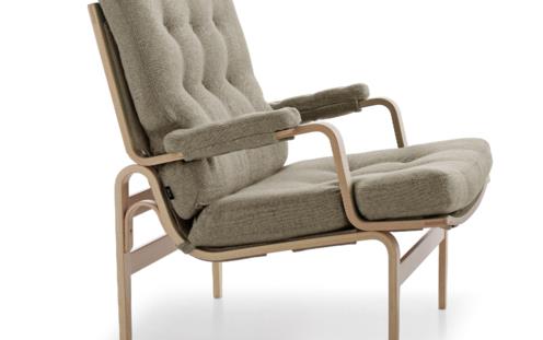 Ingrid 低椅,榉木,steelcut trio