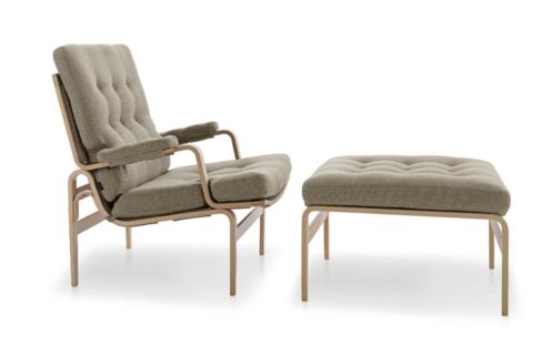 Ingrid 低椅,榉木,steelcut trio