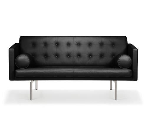 Ritzy 2 Seater Chrome Naturale Schwarz