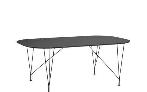 Inter 餐桌,全黑色